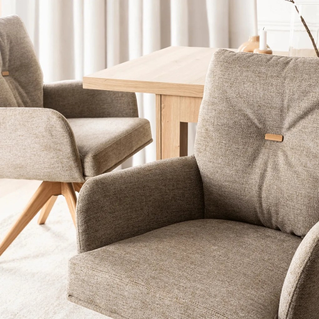 Forgó Étkezőszék Barna Színben. BIANCO