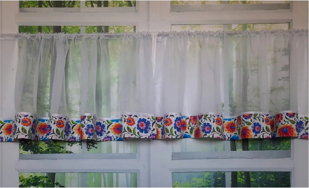 Irigy Hónaljmirigy 150x45 cm fehér fátyol,vadász mintás alsó