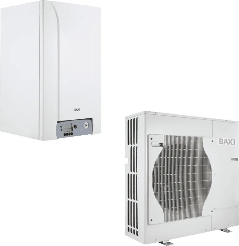 BAXI PBS-i 8 MR E WH2 levegő-víz hőszivattyú, kieg. fütés - elektr, 230V, 8kW