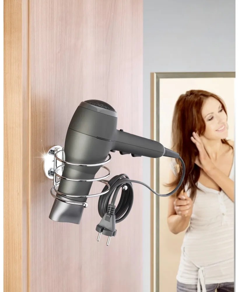 Turbo-Loc fúrásmentes hajszárító tartó, 40 kg-ig - Wenko