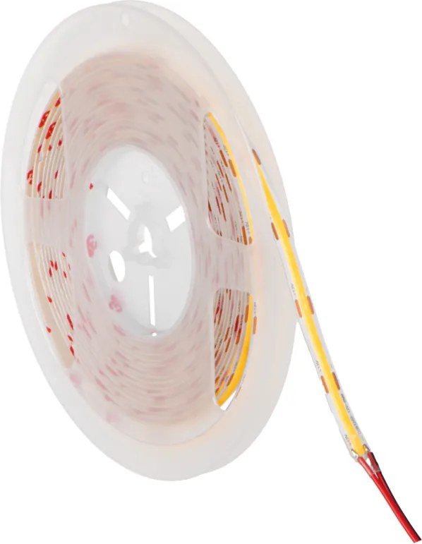 Led szalag COB 3W/m 12V IP65 meleg fehér 5m-es tekercs