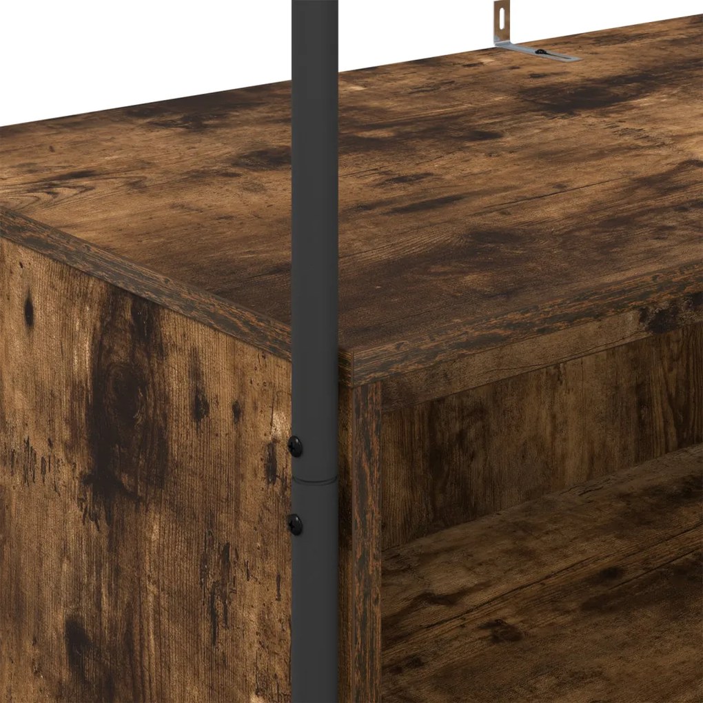 Ruhatartó füstölt tölgy 100x44x160 cm