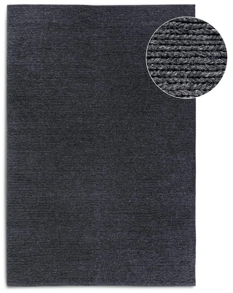 Sötétszürke kézi szövésű gyapjú szőnyeg 160x230 cm Francois – Villeroy&amp;Boch