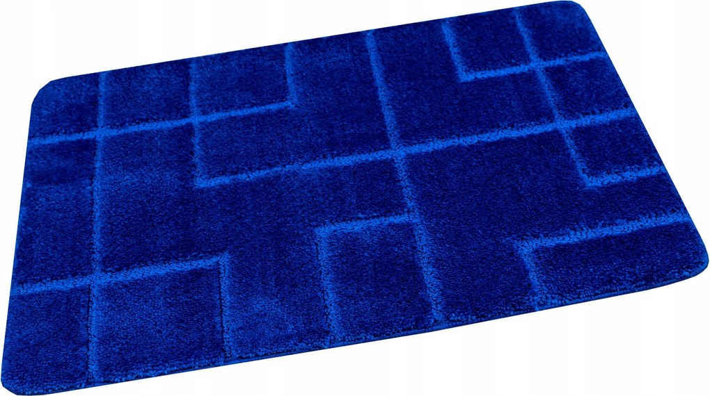 Fürdőszobaszőnyeg Gumírozott Wc-hez Kék Inez Szőnyeg 50x60 cm