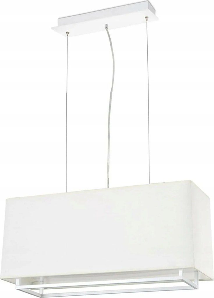 Faro Vesper 600 designer függeszték, fehér, állítható hosszúságú, E27