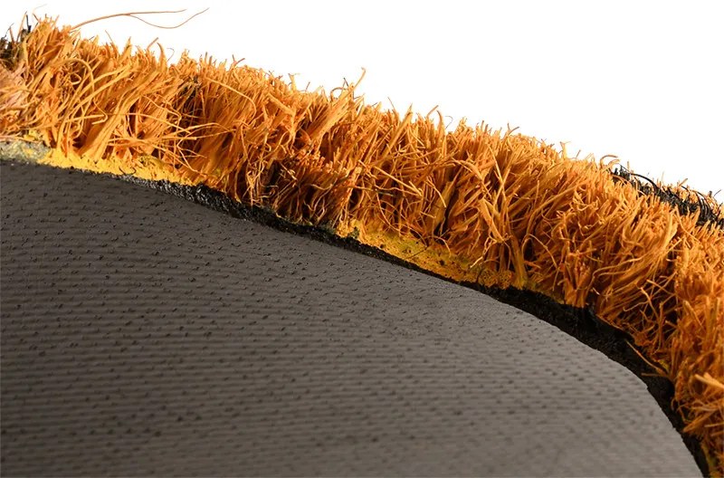 Kókuszrost lábtörlő, gepárd formájú, 75 x 38 cm