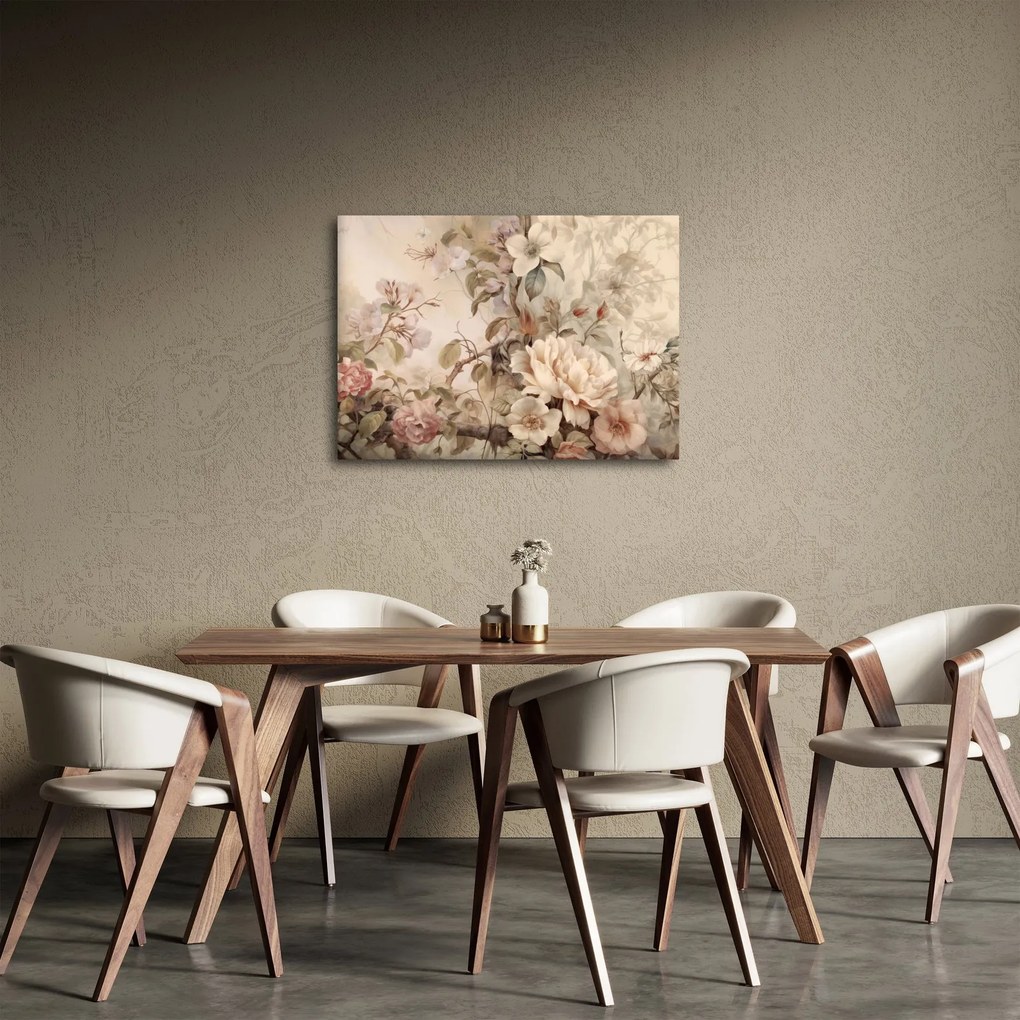 Kép - Vintage madár festmény (70x50 cm)