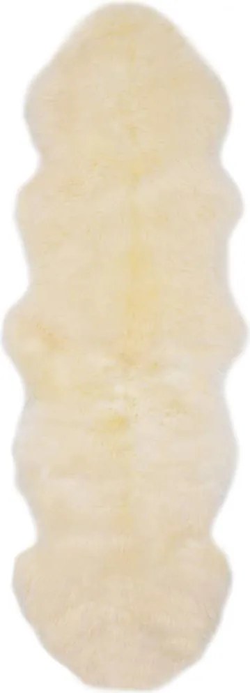 vidaXL fehér báránybőr szőnyeg 60 x 180 cm