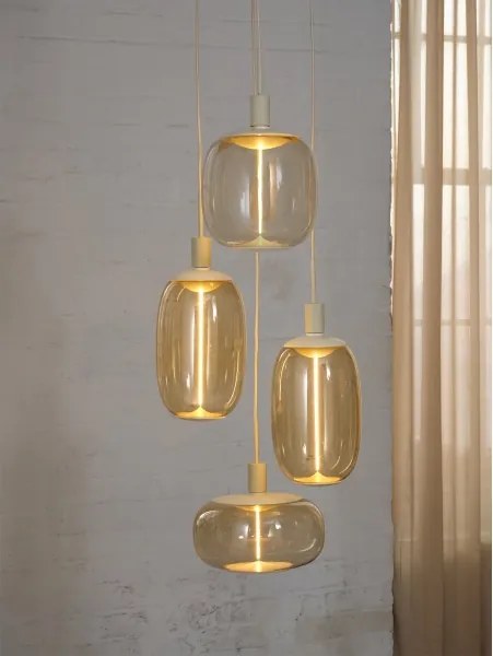 Osram - tápkábel NEEDLE PENDANT 4xE27/25W/230V bézs