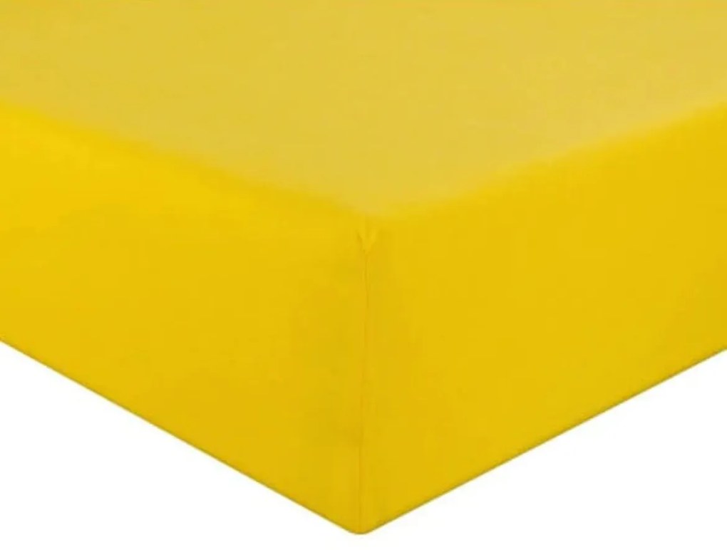 Ágynemű Jersey sárga TiaHome - 120x200cm