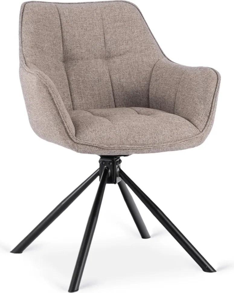 Forgó szék cappuccino színben, PEONY 2