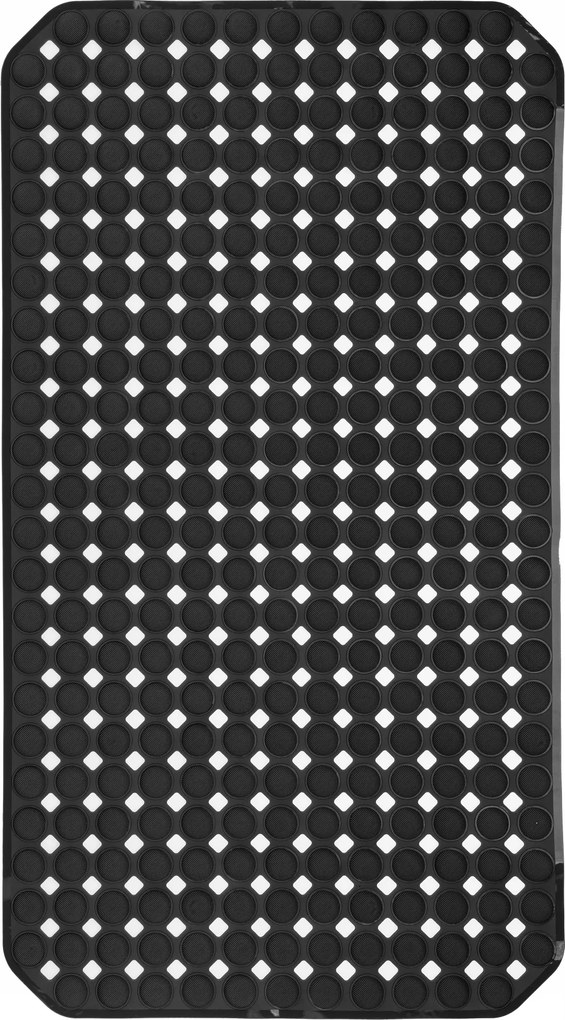 Fürdőszobaszőnyeg csúszásgátló kádhoz Babel 68 x 37 cm tapadókorongos fekete