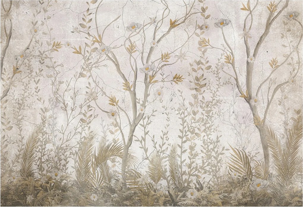 Dekoratív fotótapéta falra Könnyű összeszerelés Erdei sarok 152x104 Ragasztó