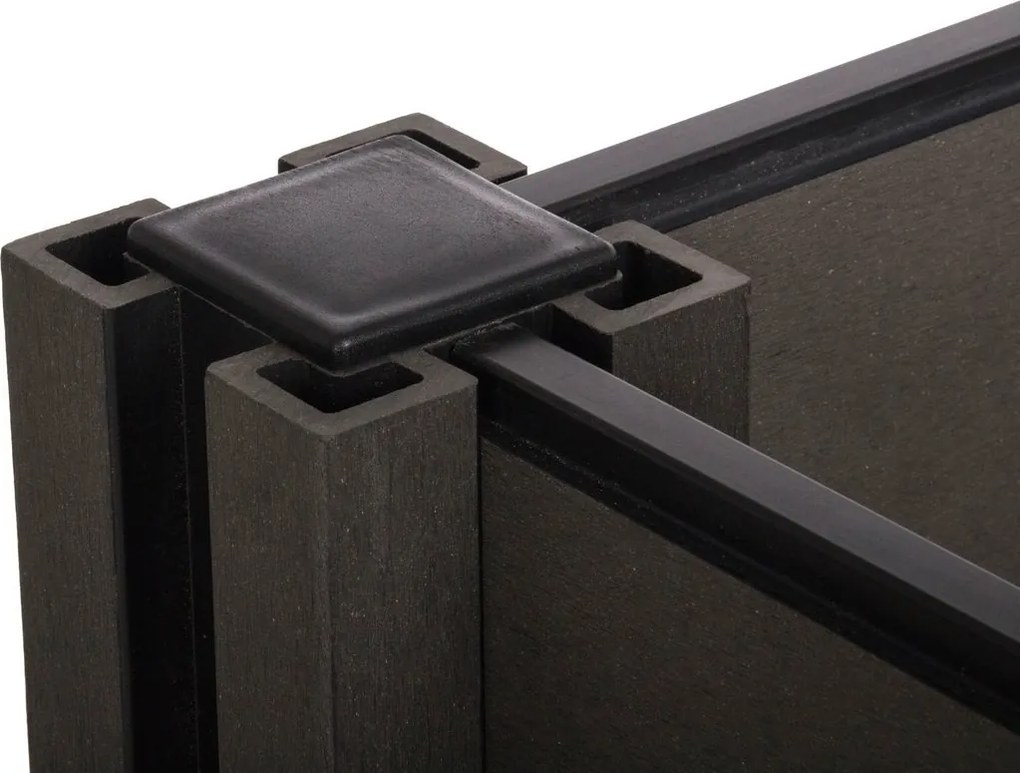 Emelt virágágyás G21 Crop 183 x 143 x 54, WPC,Eben, 54 cm