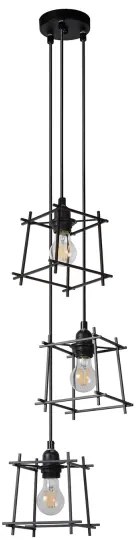 Lucide 46405/03/30 - Csillár zsinóron EDGAR 3xE27/40W/230V