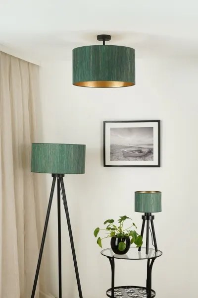 Brilagi - BOSTON ROLLER mennyezeti lámpa 1xE27/15W/230V, 45 cm, zöld/arany