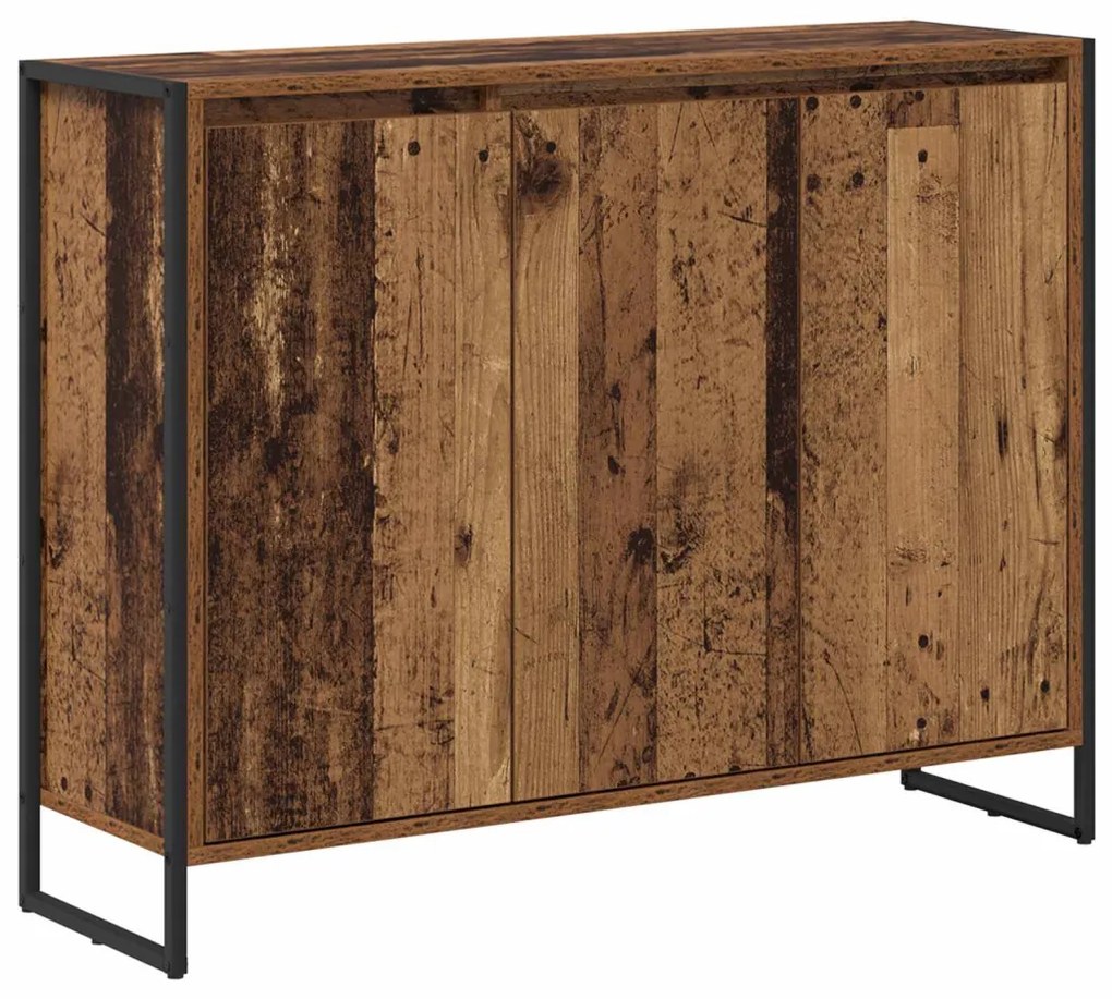 Oldalsó szekrény Öreg fa 96,5 x 30 x 75 cm Faanyag