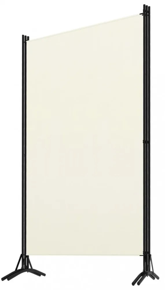 fehér 3 paneles szövetparaván 260x180 cm