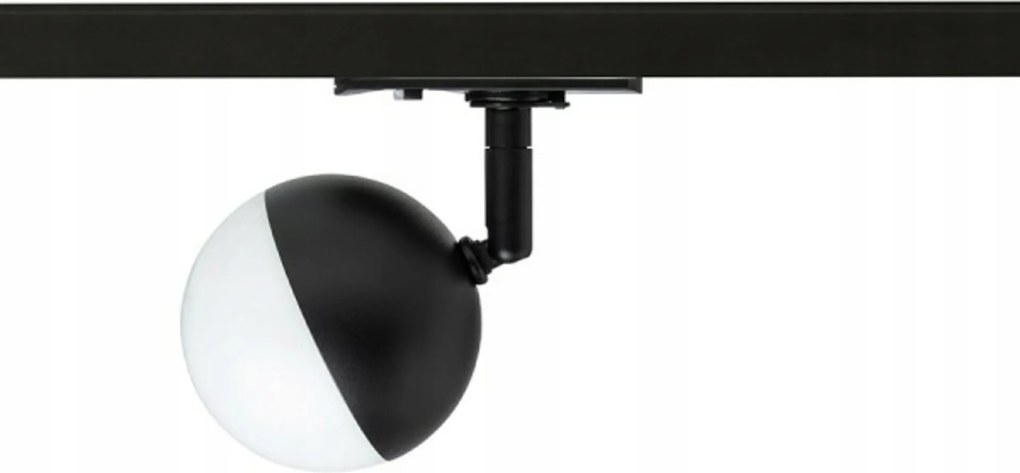 Rendl Lyra Led egyáramkörű sínlámpa, fekete/tejes akril, 5W, 30