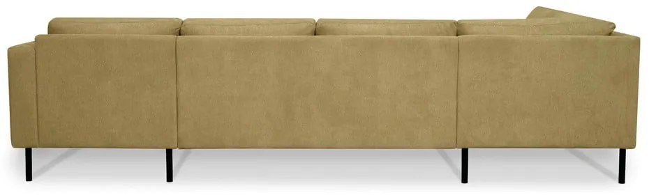 Okkersárga sarokkanapé (bal oldali-U alakú) Hero – Scandic