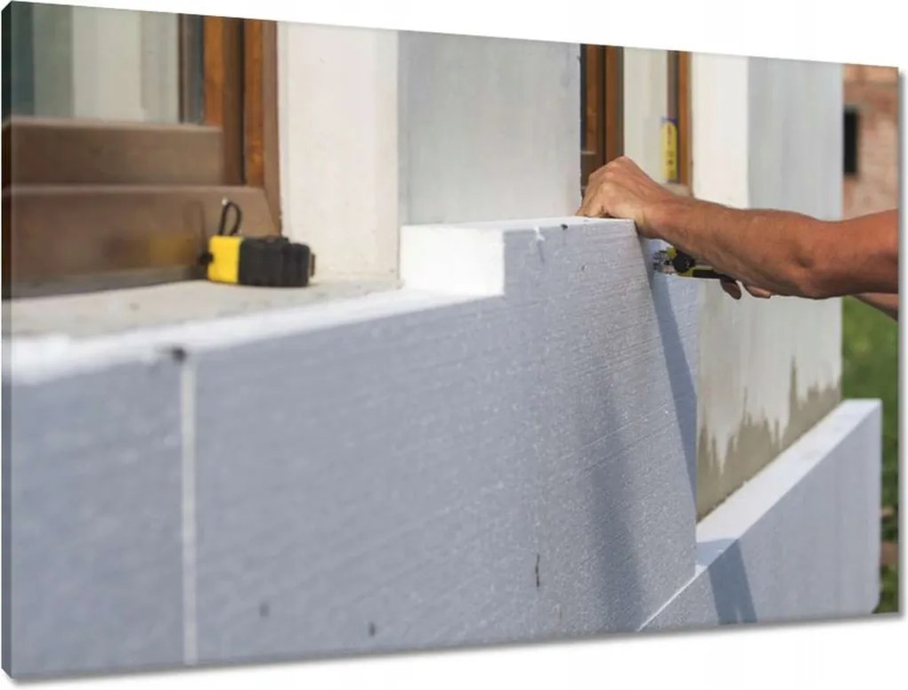 Vászonkép 90x60 Hungarocell hőszigetelés