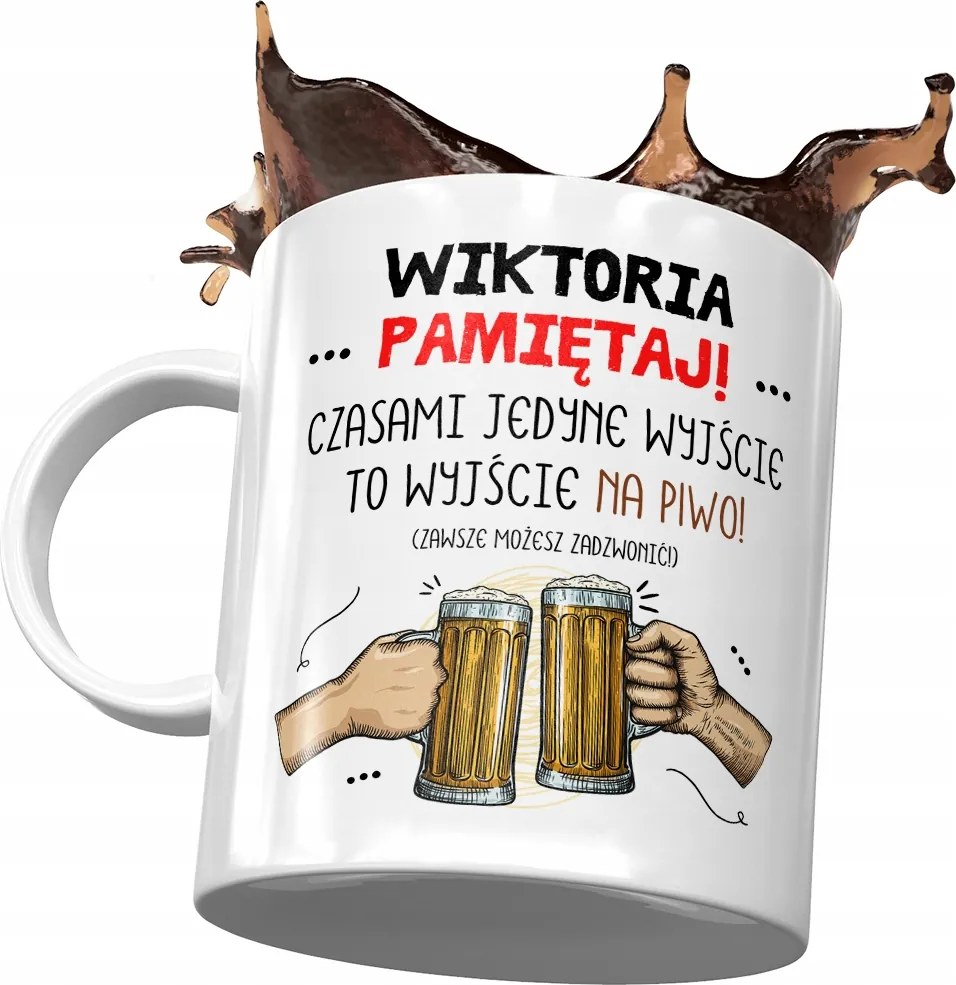 Bögre Viktória Feleség Barátnő Ajándék Nyomtatott Fotóval