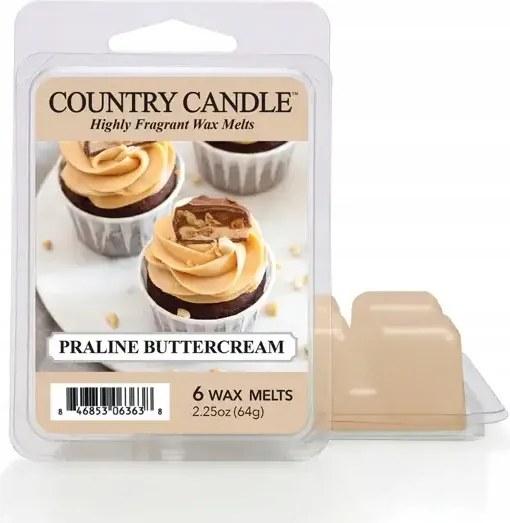 Praline Butterream Country Candle illatosított viasz 64 gramm