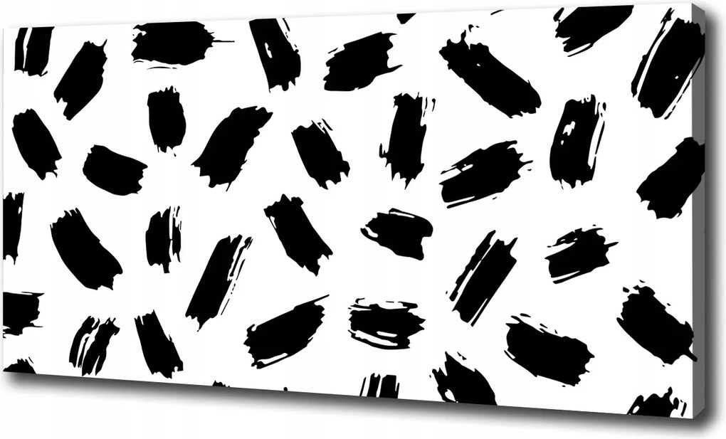 Vászonkép Fekete-fehér foltok 100x70 cm