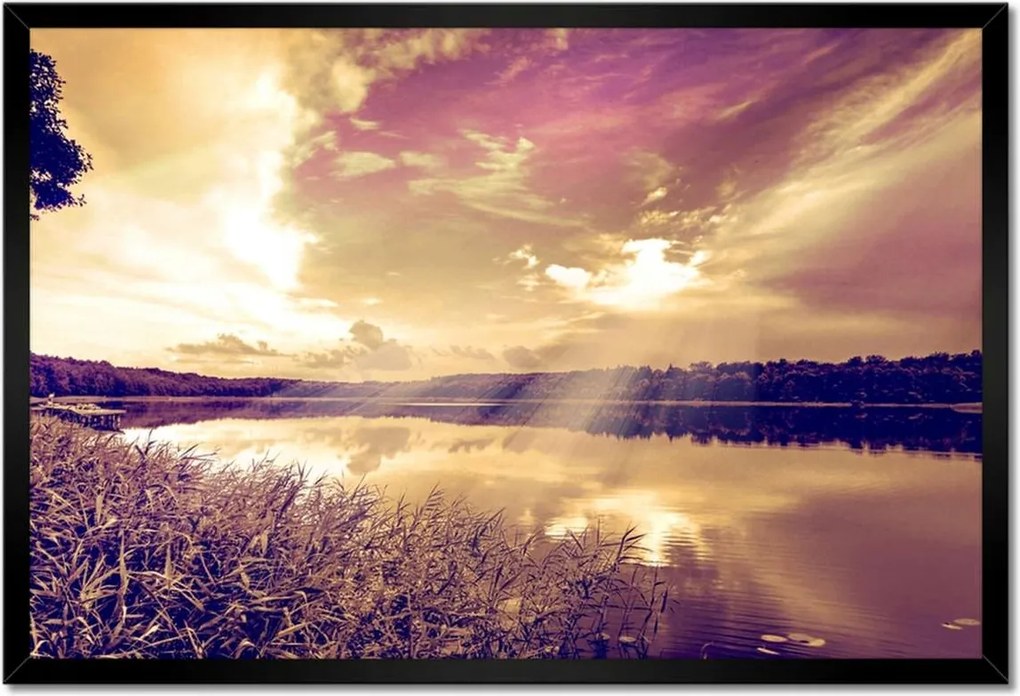 Poszterek keretben 60x40 Nap sugarai