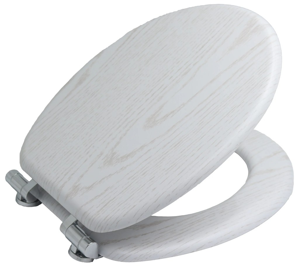 BISK Erga, WC WC ülőke MDF-ből, lassan záródó, fehér, ERG-08222
