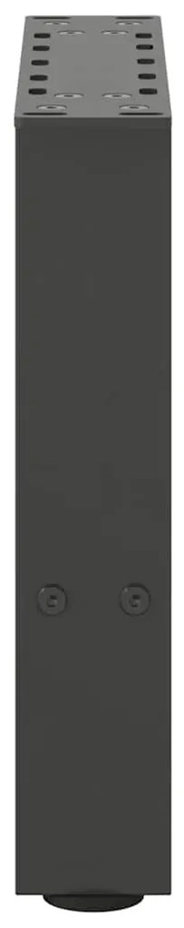 2 db antracitszürke acél dohányzóasztal láb 40x(30-31) cm