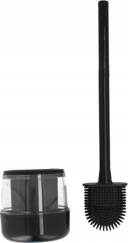 Wc kefe szilikon Easyform tartóval Fekete 38,8 cm