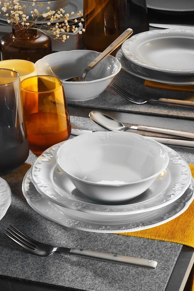 24 részes porcelán étkészlet