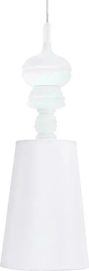 KING HOME 1018S2-WHITE QUEEN Ernyős Függesztett Lámpa Fehér E27 IP20