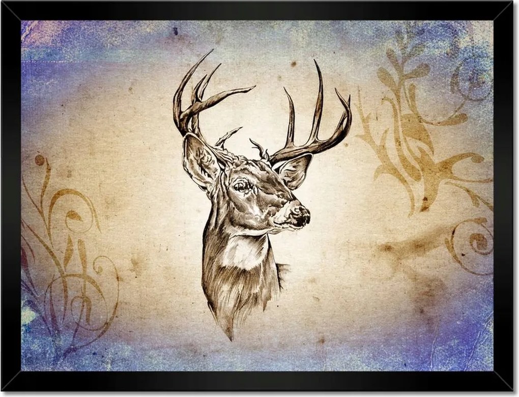 Poszterek keretben 40x30 Szarvasfej