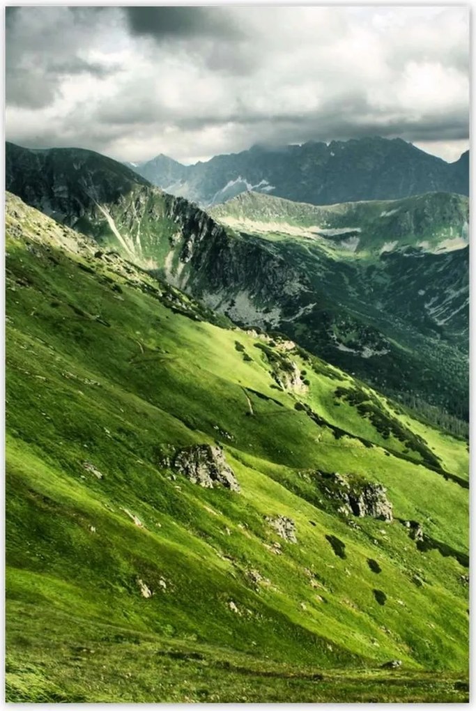 Poszterek 80x120 Tátra Lengyel hegyek Kilátás