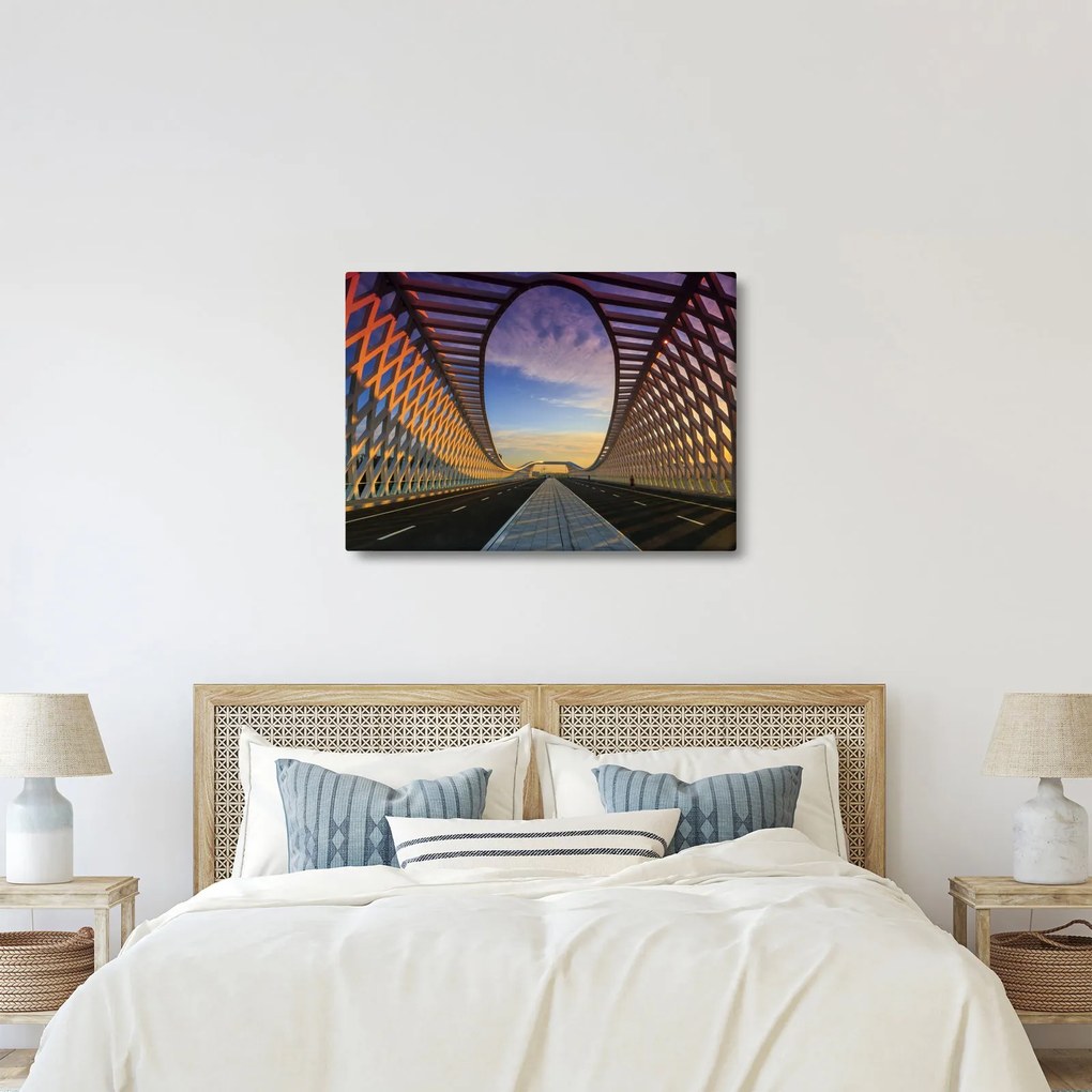 A modern hídépítészet képe (70x50 cm)