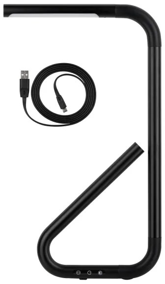 Paulmann 95424- LED/4,5W Dimmelhető érintős asztali lámpa FLEXLINK 5V/USB fekete