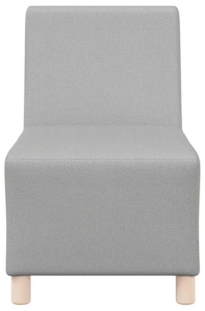 moduláris kanapé karfa nélkül, felhőszürke, szövetből készült, 55 cm