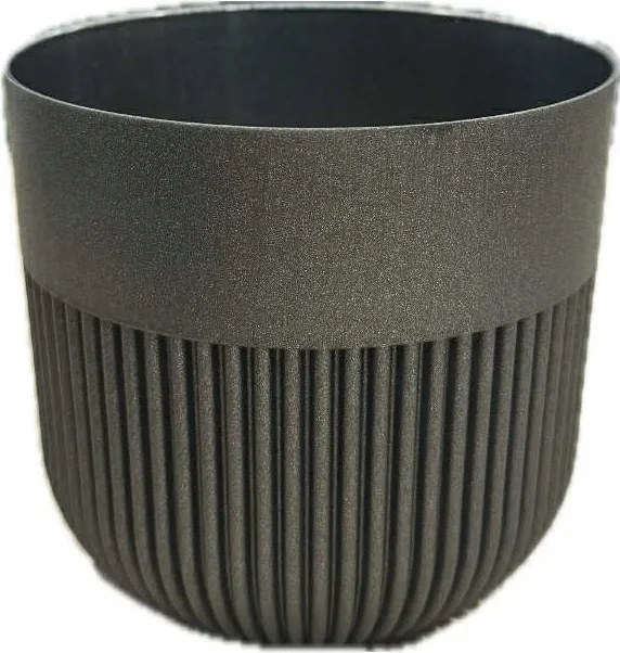 Műanyag kaspó Fekete Don-Plast 15 x 17 cm