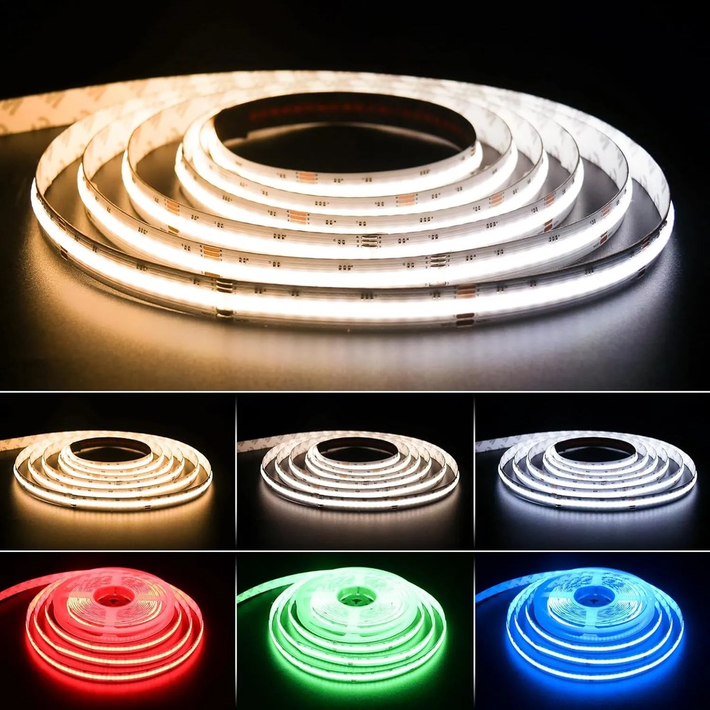Pautix Rgbic Cob Led Led Szalag RGB+2700K+6500K