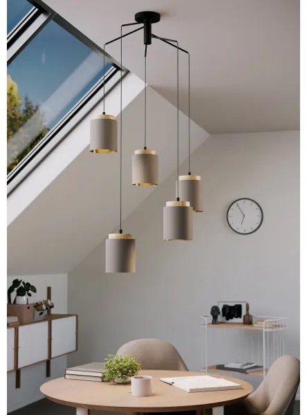 Eglo 99447 - Kábeles csillár ALBARIZA 5xE27/40W/230V pók