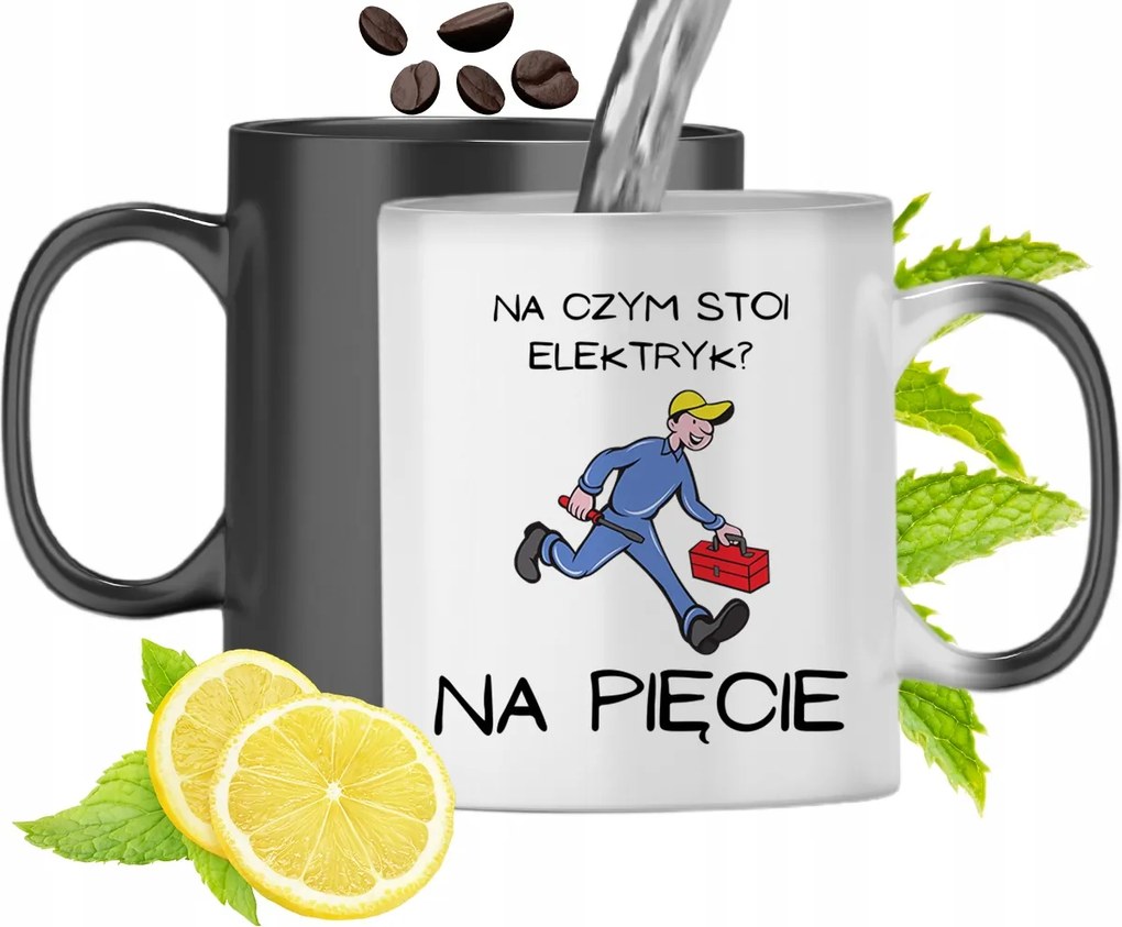 Mágikus Bögre Villanyszerelőknek Színváltós Nyomtatott Fényképpel