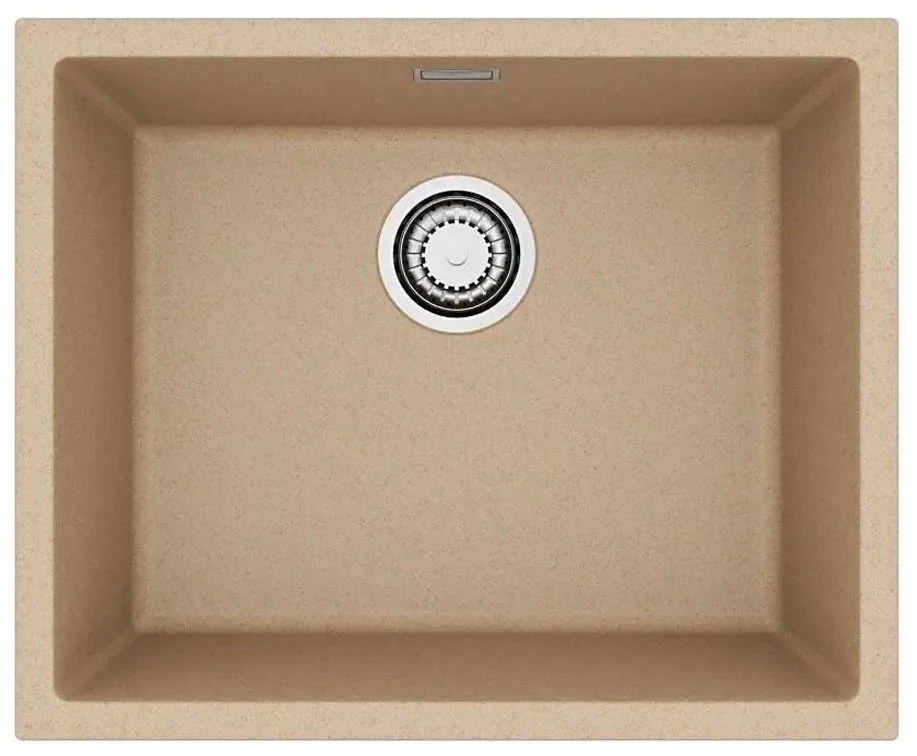 ALVEUS 1150054 - OMNI konyhai mosogató 55x45 cm gránit/bézs