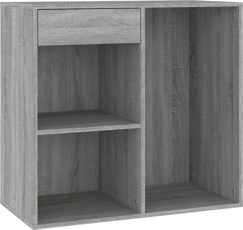 vidaXL szürke sonoma színű szerelt fa pipereszekrény 80 x 40 x 75 cm