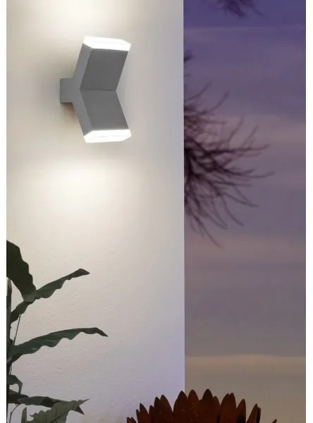 Eglo 96706 - LED Fali lámpa CANTZO 2xLED/4W/230V szürke