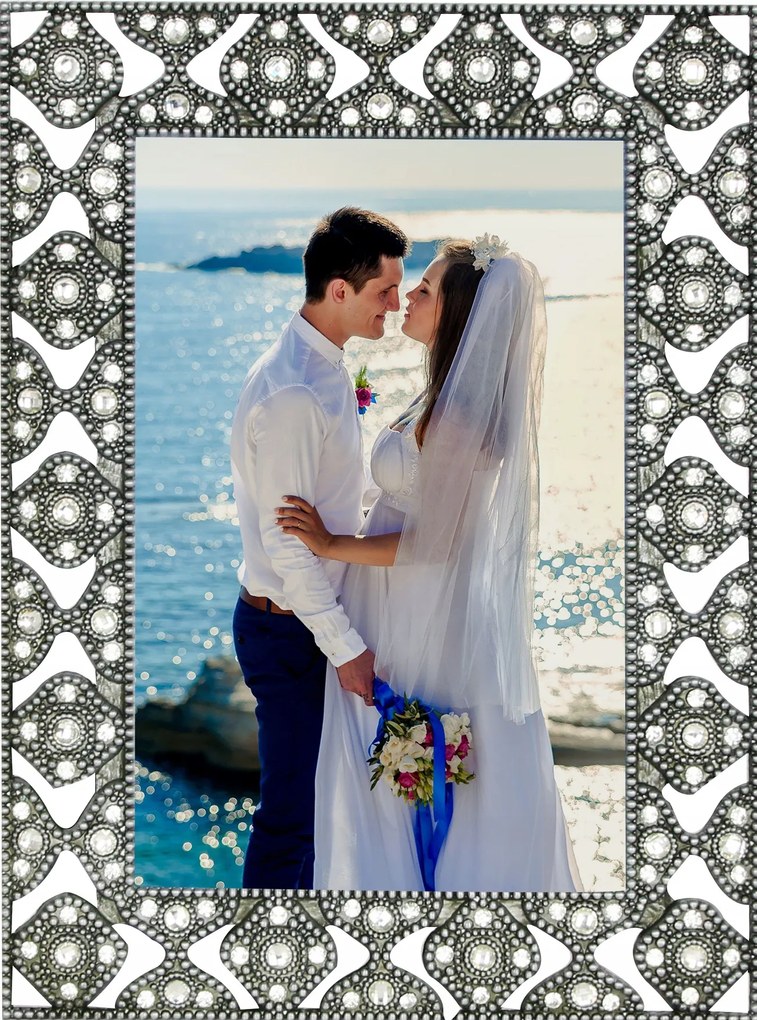 Fém Képkeret Fotókeret 10x15 cm