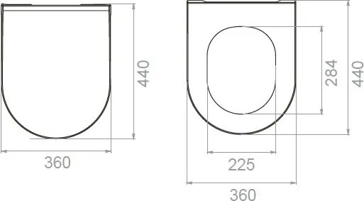 CeraStyle CITY SLIM WC ülőke - MATT BÉZS - duroplast - lecsapódásgátlós - könnyen levehető