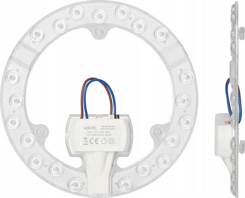 Univerzális Fénypanel Avis II 18W Led 4000K Semleges fehér Tápegység