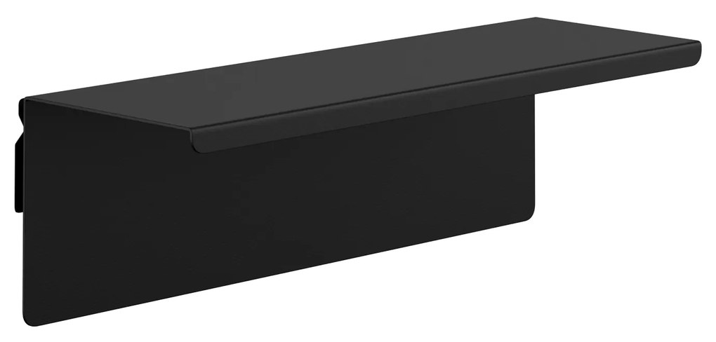 Fali polc JOANNE 400 mm, fekete